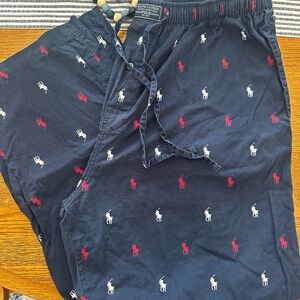 VGUC Polo Ralph Lauren Men’s Large Navy Pajama Pants